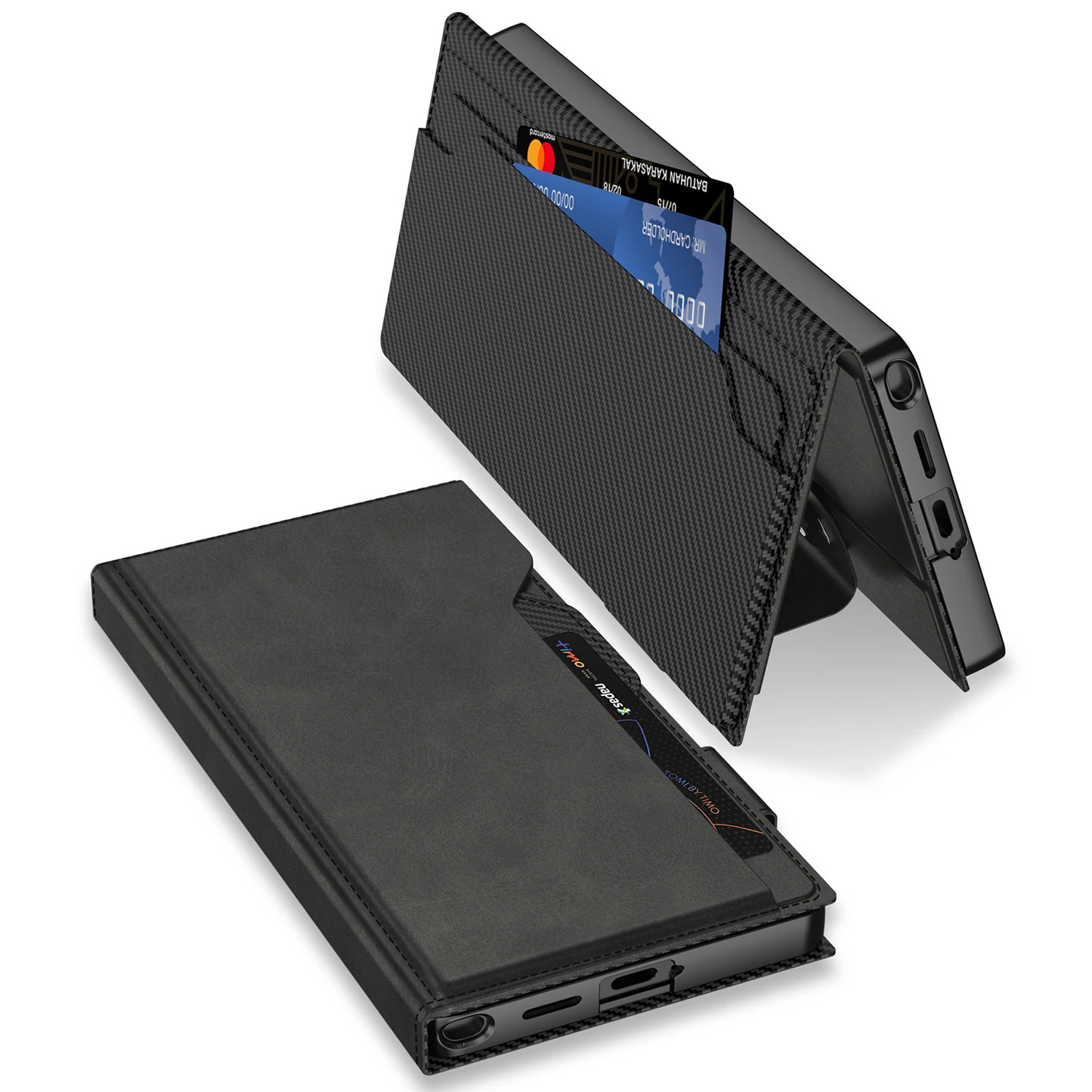 Galaxy S25 Series Business Leather Flip Wallet Case