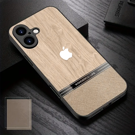 Classic Wood Texture Protective Case – iPhone