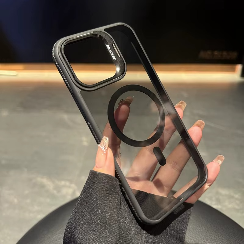 Smoky Impact Edge Magsafe Stand Case - iPhone