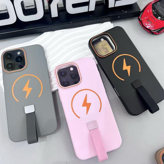 Electrifying Bolt Magnetic Grip Case - iPhone