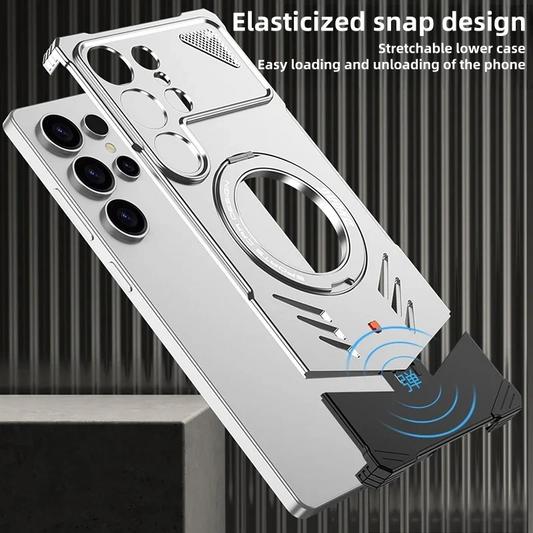 Galaxy Series Fearless Metal Frame Magnetic Shield Case