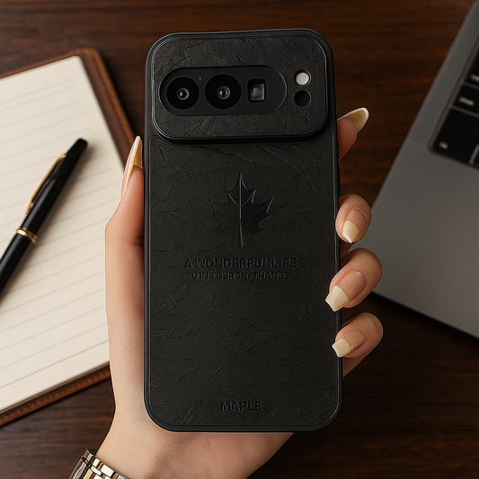 Vintage Maple Leaf Embossed Case - Google