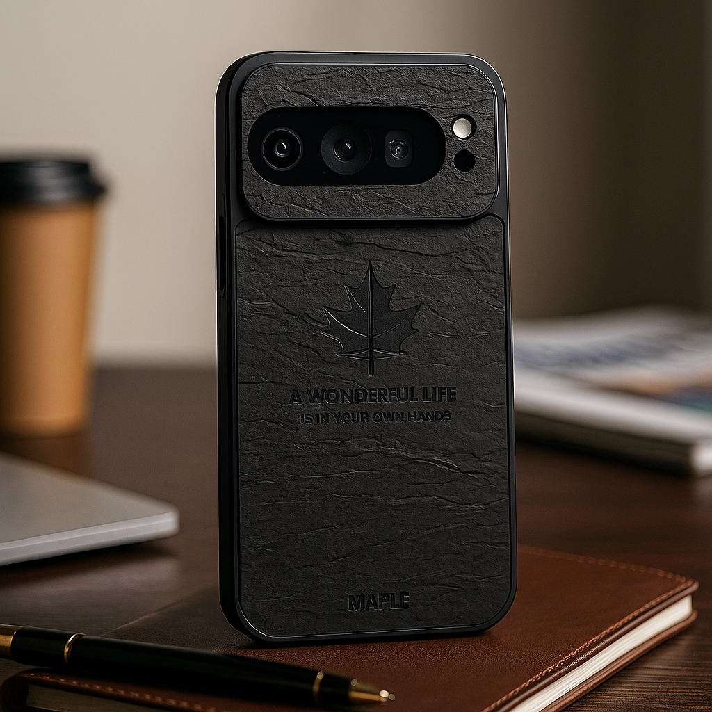 Vintage Maple Leaf Embossed Case - Google