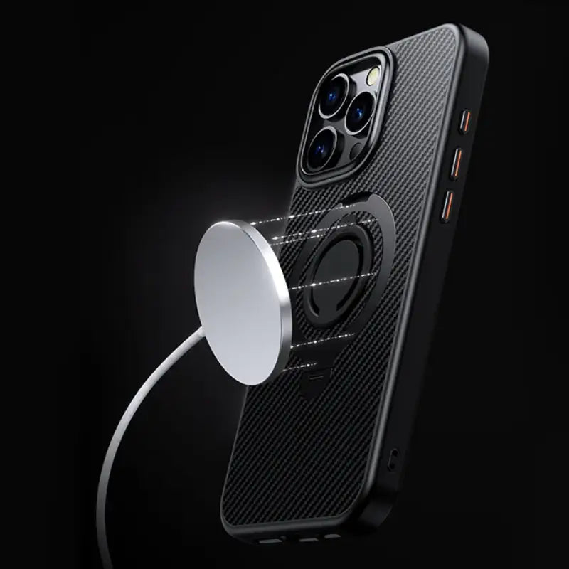 Superior Edge Ring Holder Carbon Case - iPhone