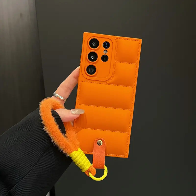 Simple Down Jacket Phone Case - Samsung