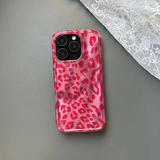 Wild Diva Luxe 3D Leopard Print Case