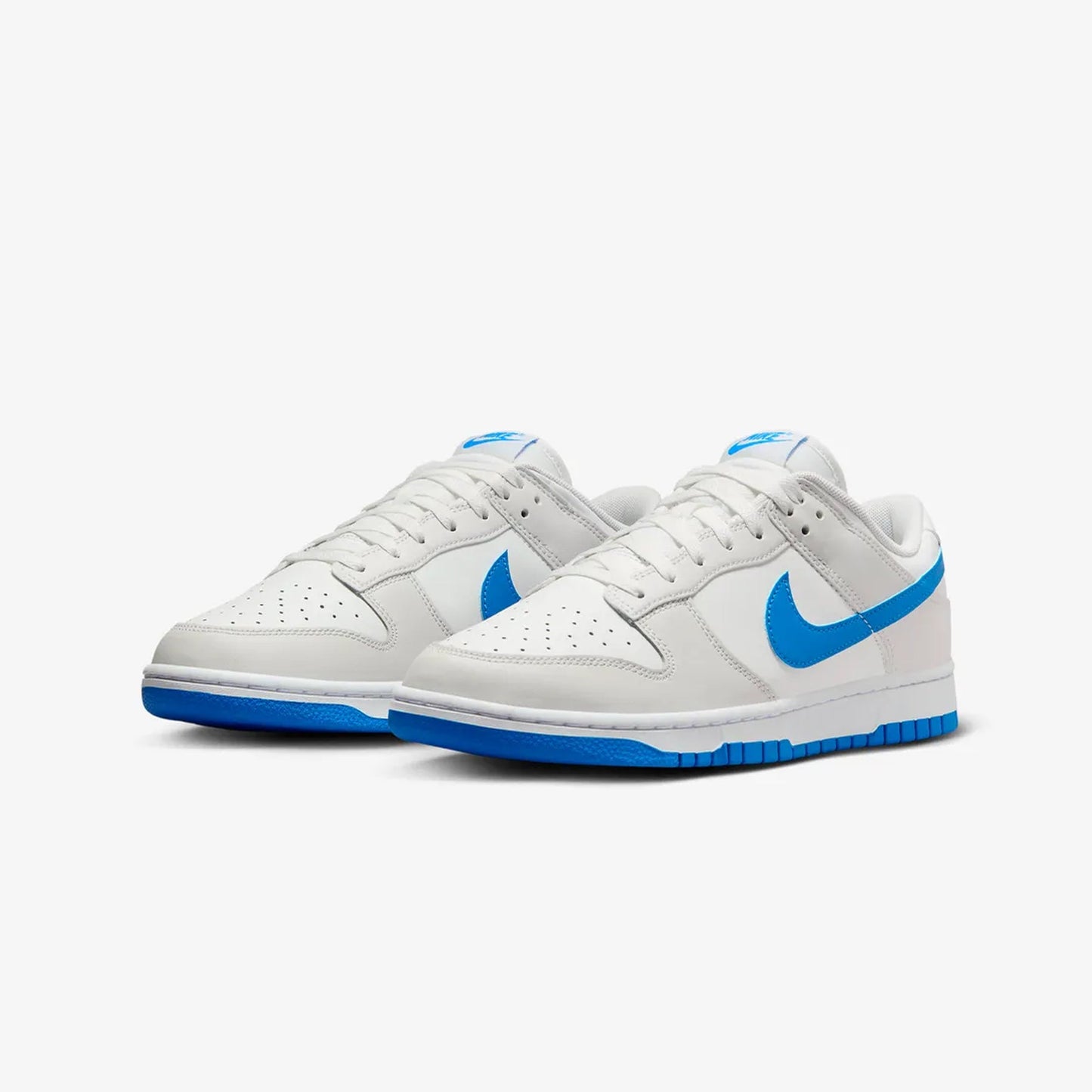 Nike | DUNK LOW RETRO { SUMMIT WHITE/PHOTO BLUE-PLATINUM TINT
