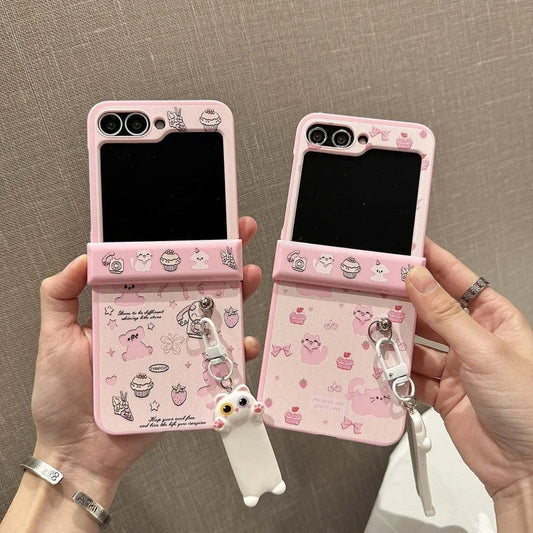 Cute Cat Strawberry Shortcake Case - Samsung