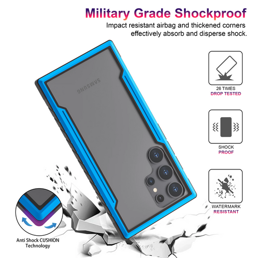Crystal Armor Military Shield Case - Samsung