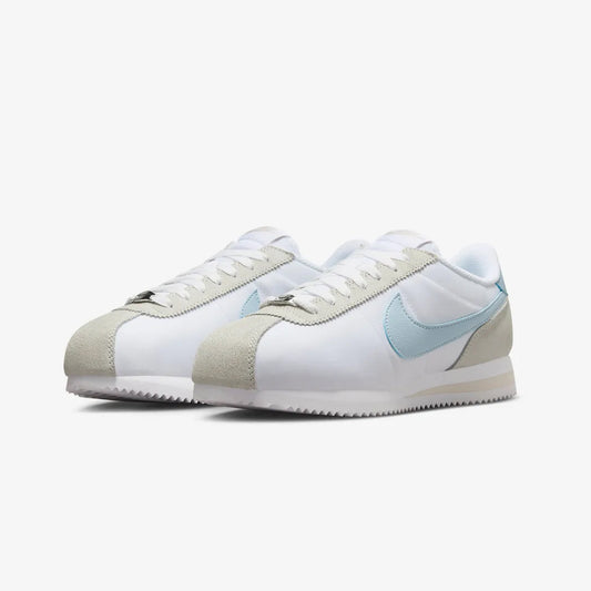 Nike | CORTEZ { WHITE/LT ARMORY BLUE-LT OREWOOD BRN