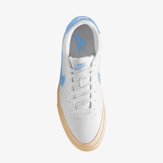 Nike | COURT SHOT { WHITE/PSYCHIC BLUE-GUM YELLOW