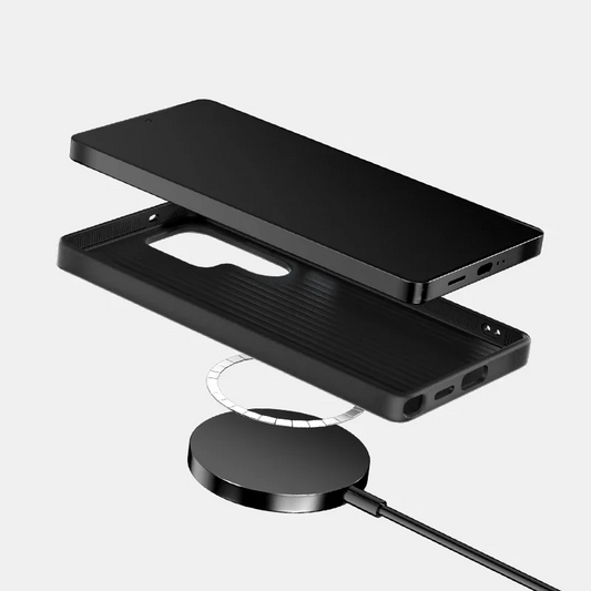 MagSafe Metal Texture Case with Lens Protection - Samsung