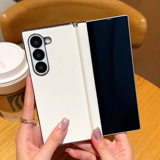 Galaxy Z Fold6 - EliteFold Leather Slim Protector