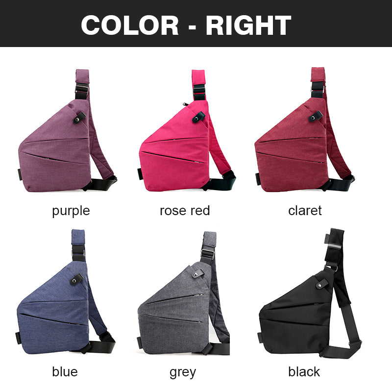 Anti Theft Travel Crossbody Bag - Assorted