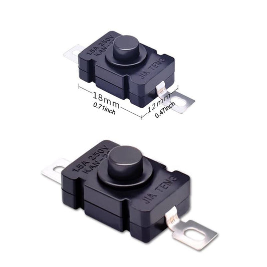Self-Lock Tactile Push Button On-Off Switch for Flashlight Torch