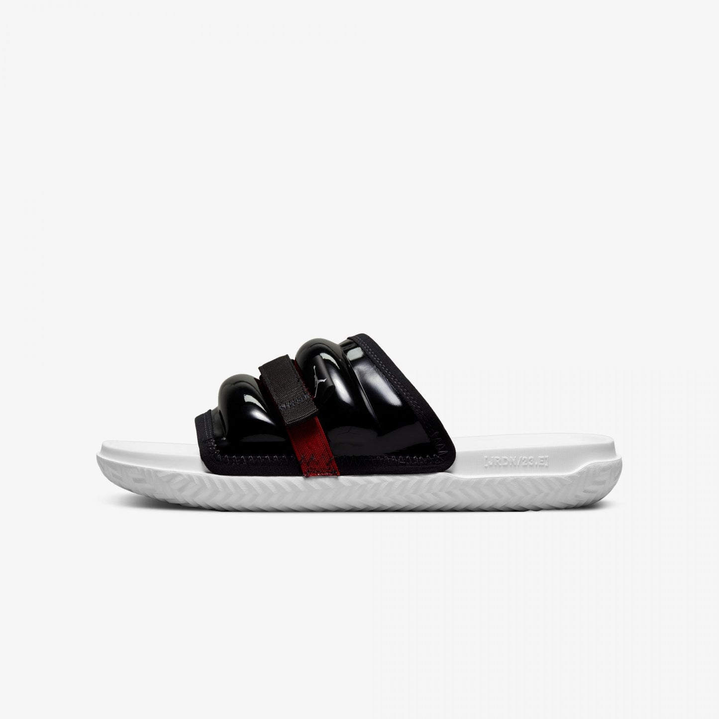 Nike | JORDAN SUPER PLAY SLIDES { BLACK / WHITE
