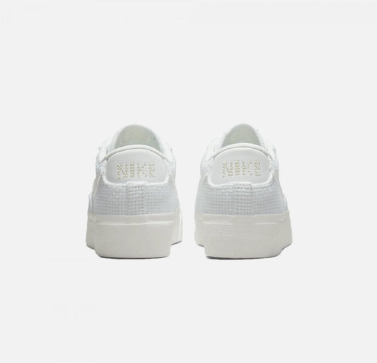 Nike | BLAZER LOW PLATFORM { SUMMIT WHITE / FOSSIL