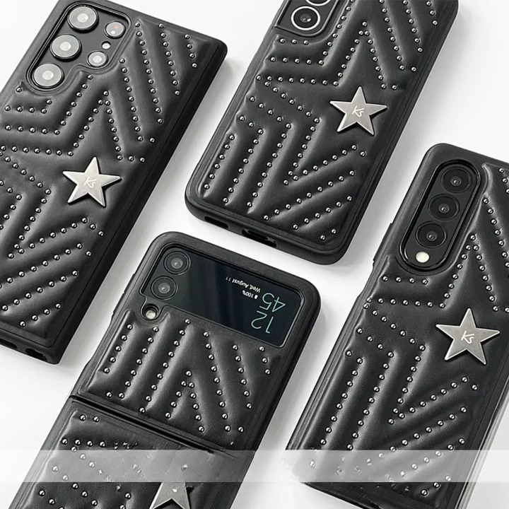 Glamorous Rivet Embellished Star Case - Samsung