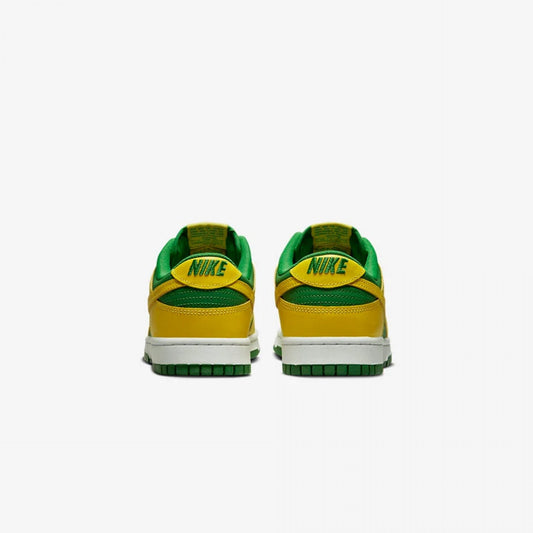 Nike | DUNK LOW RETRO { APPLE GREEN/YELLOW STRIKE-WHITE