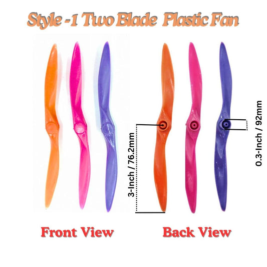 3-Inch Two Blade Plastic Fan Propeller