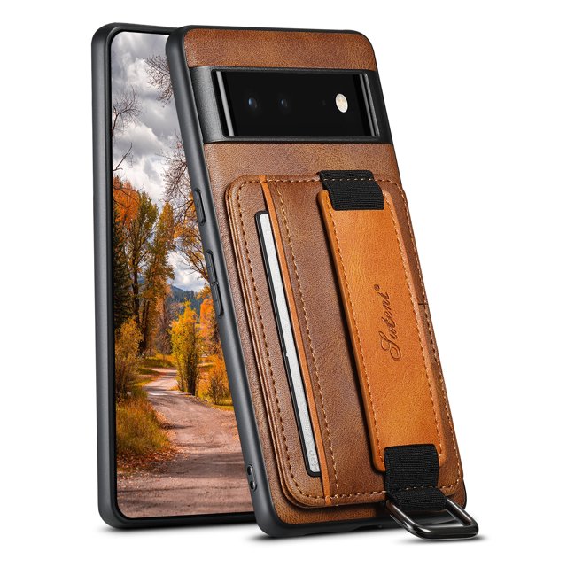 Urban Elegance Retro Card Holder Case - Google Pixel