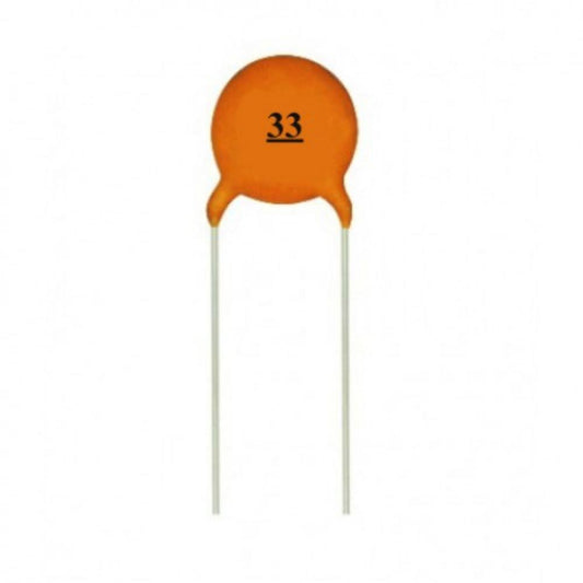 33 pF 50V Ceramic Capacitor 10Pcs