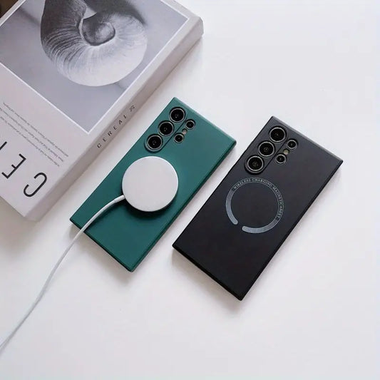 360° Protection with Magnetic Shockproof TPU Case - Samsung