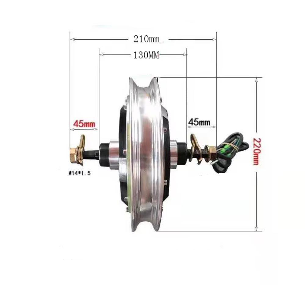36V 350W 12 inch Electric Scooter Aluminum Alloy Wheel Hub Motor for Bike Without Tier
