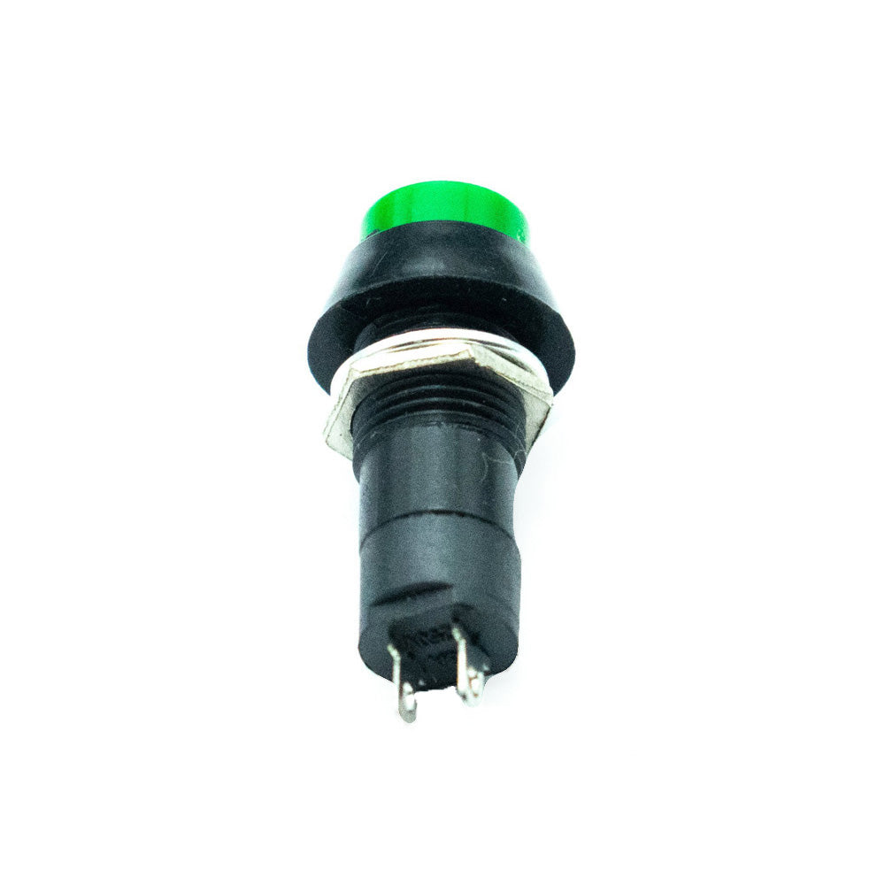 3A 250V Green Push Button Lock Type