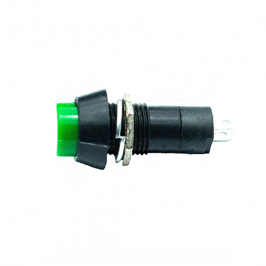 3A 250V Green Push Button Lock Type
