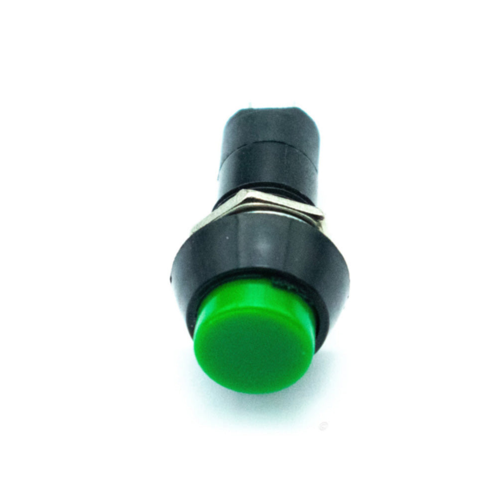 3A 250V Green Push Button Lock Type