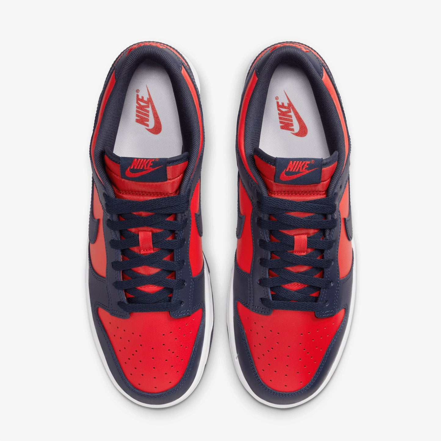 NIKE | DUNK LOW RETRO { UNIVERSITY RED/OBSIDIAN-WHITE