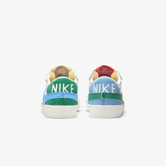 Nike | BLAZER LOW '77 JUMBO { WHITE/MALACHITE-UNIVERSITY BLUE