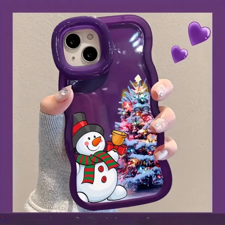 Frosty Cheer Christmas Phone Holder Case