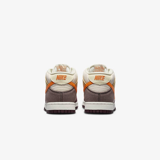 Nike | DUNK MID { COCONUT MILK/VIVID ORANGE-CELESTIAL GOLD