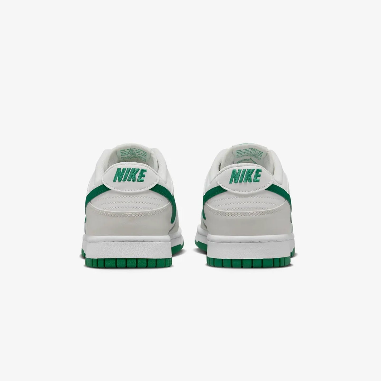 Nike | DUNK LOW RETRO { SUMMIT WHITE/MALACHITE-PLATINUM TINT
