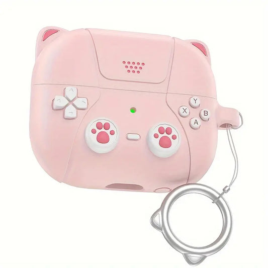 Cute Cat Design Soft Silicone Buds Case