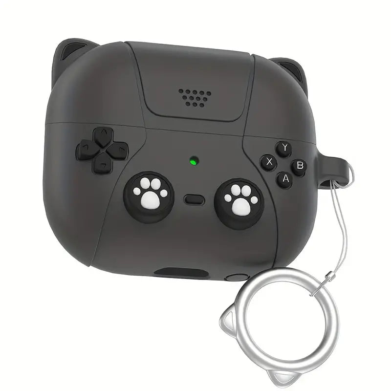 Cute Cat Design Soft Silicone Buds Case