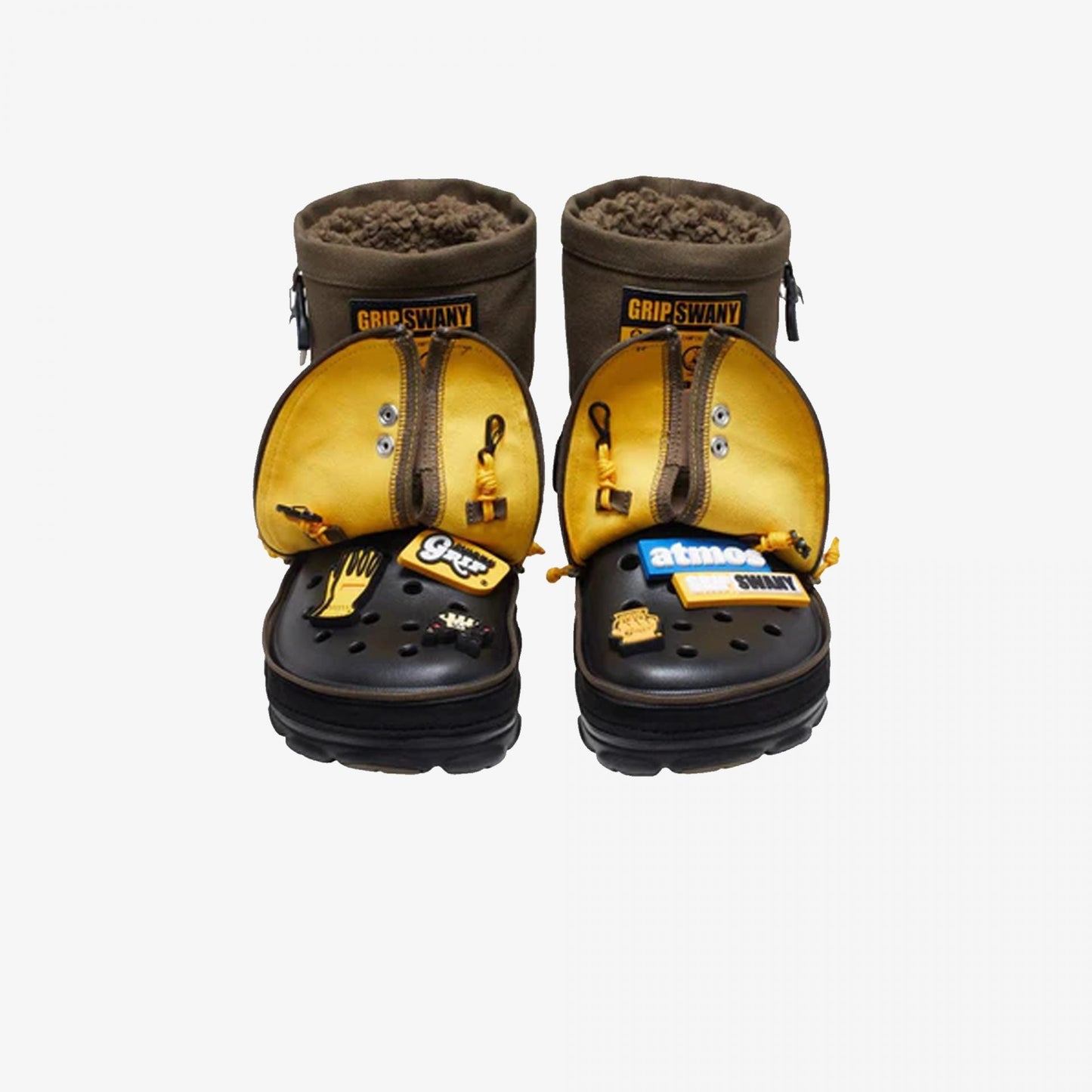 Crocs | GRIP SWANY X ATMOS X CROCS CLASSIC ALL TERRAIN CLOG { OLIVE