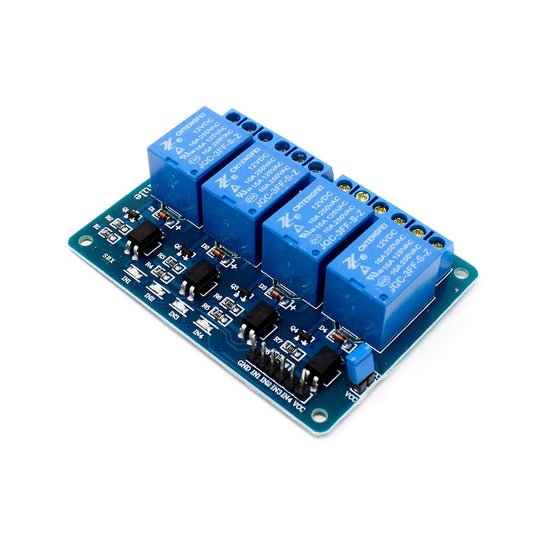 12V 4 Channel Isolated Relay Module optocoupler (with Light Coupling)
