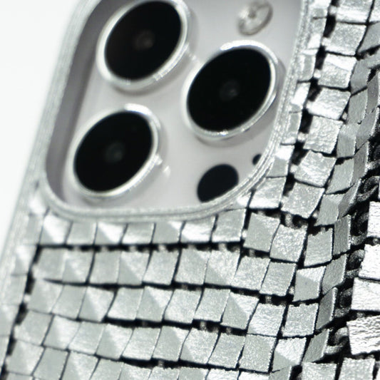 Unique 3D Square Chainmail Pattern Case - iPhone