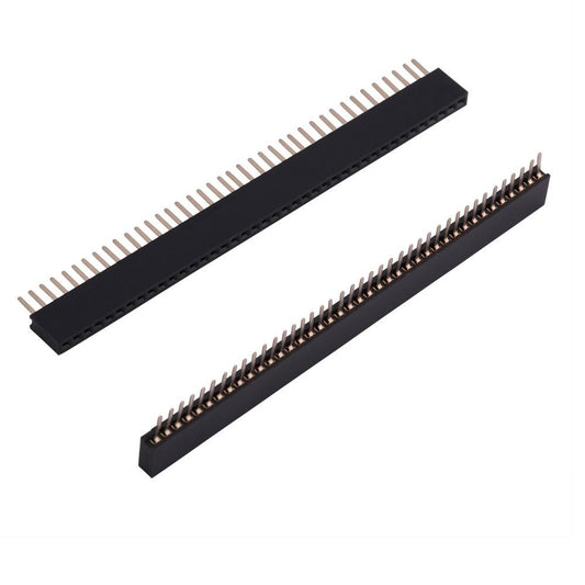 40 Pin Berg Strip Female Squre HoleType pins spaced at 2.54mm 10Pcs