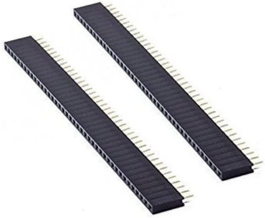 40 Pin Berg Strip Female Squre HoleType pins spaced at 2mm 100Pcs