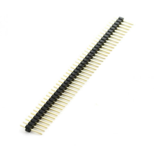 40 Pin Berg Strip Male Type pins spaced at 2.54mm 100Pcs