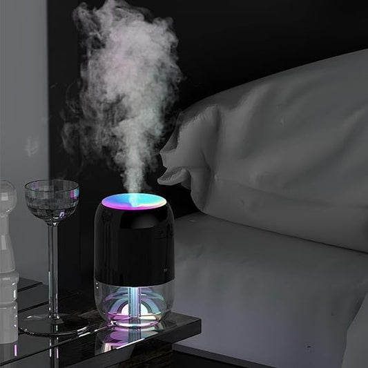Humidifier with RGB Night Light for Room, Office, and Bedroom (200ML)