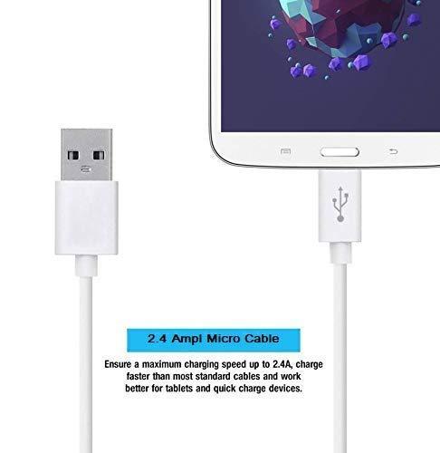 Fast Charger for Realme 5/5i/5s/C1/C11/C12/C15 Original Mobile/Wall/Android SmartphoneHi Speed Fast Charging Travel Charger with 1M Micro USB Charging Data Cable (2.4 Amp)