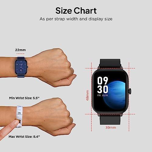 Fire-Boltt Ninja Call Pro Max 2.01” Display Smart Watch, Bluetooth Calling, 120+ Sports Modes, Health Suite, Voice Assistance