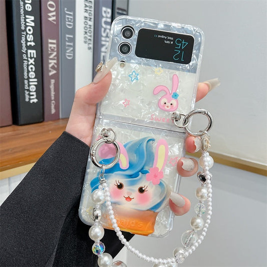 Adorable Ice Cream Anime Case with Bracelet - Samsung