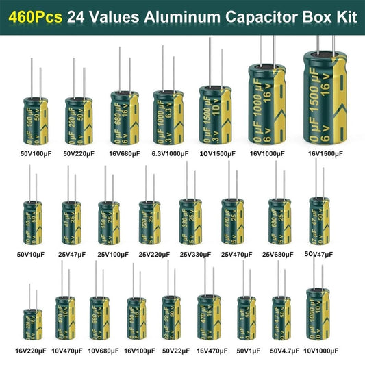 Aluminum Electrolytic Capacitor Assortment Kit