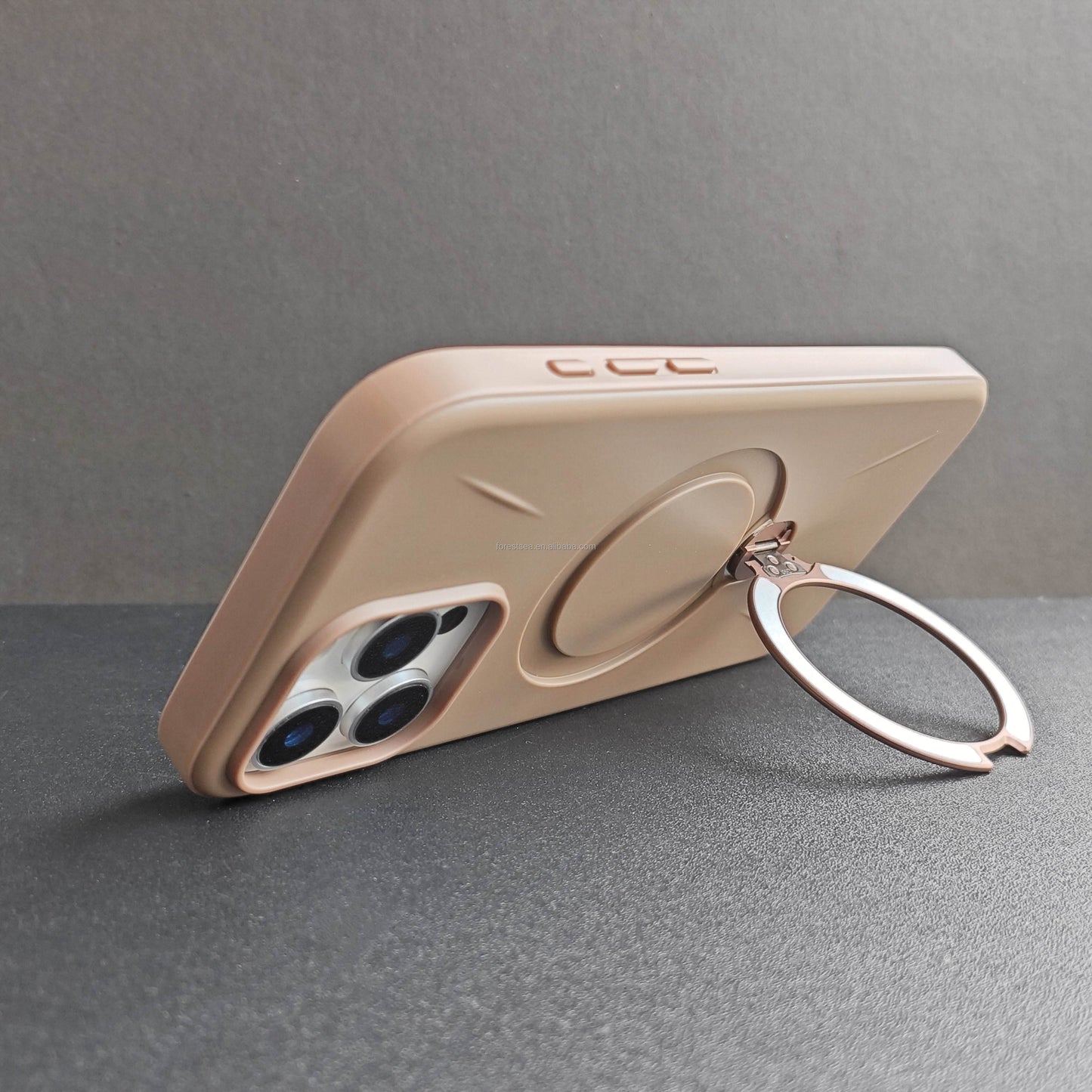 Bold Smooth Ring Holder Case - iPhone
